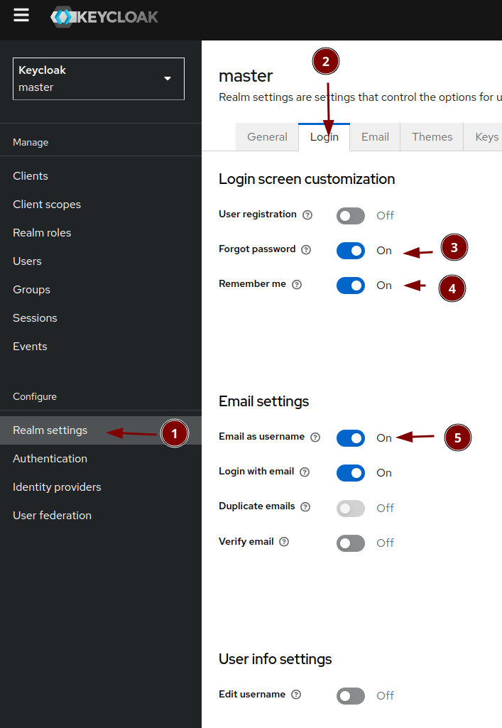 Switch to email login